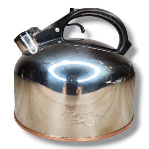 Revere Ware 1801 Tea Kettle | Copper-Bottom Whistling Kettle