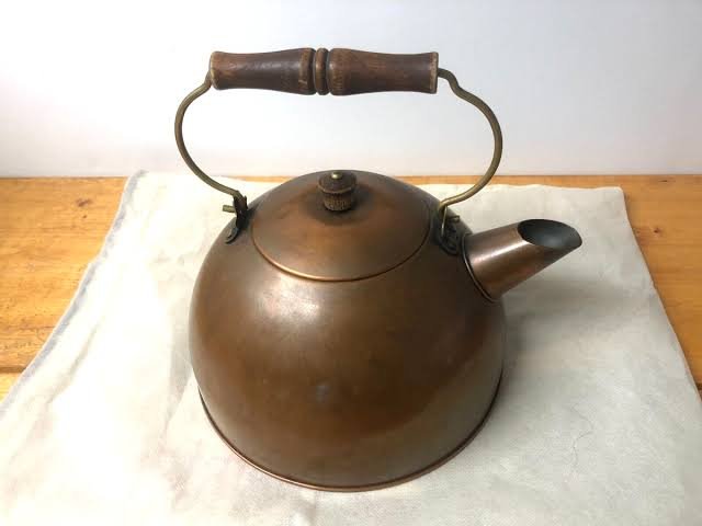 Revere Ware copper tea kettle